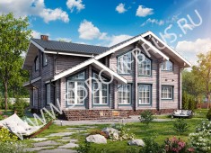 Дом из клееного бруса Д - 329