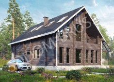 Дом из клееного бруса Элит wood
