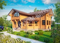 Дом из клееного бруса Фантазия