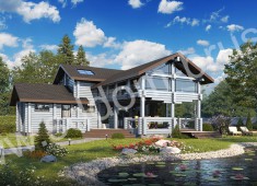 Баня 03 из клееного бруса