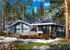 Баня 11 из клееного бруса