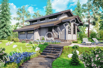 Строительство белорусского деревянного дома из клееного бруса в Москве